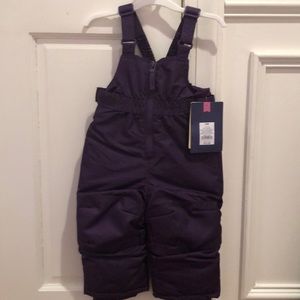New Cherokee purple Snow Pants size 12M